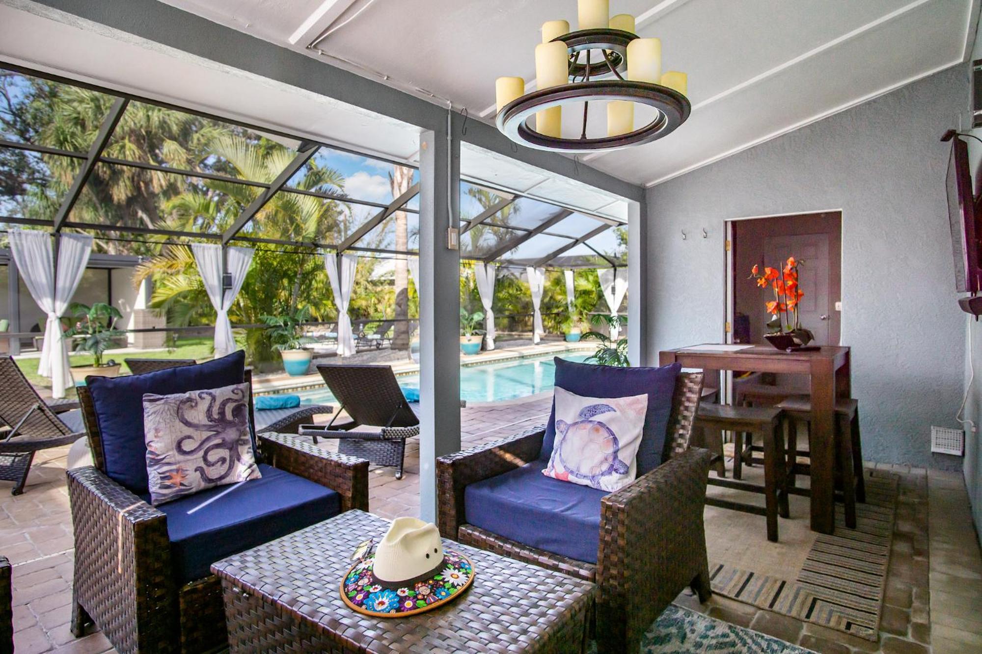 Luxury Zen Den With Heated Pool Just Off Siesta Key Apartamento Sarasota Exterior foto
